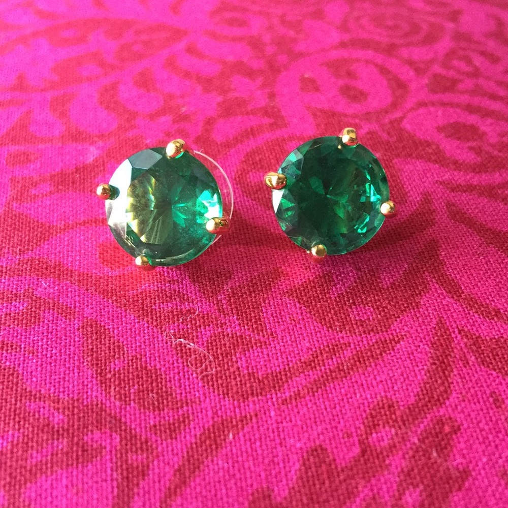 Kate Spade Emerald Stud Earrings